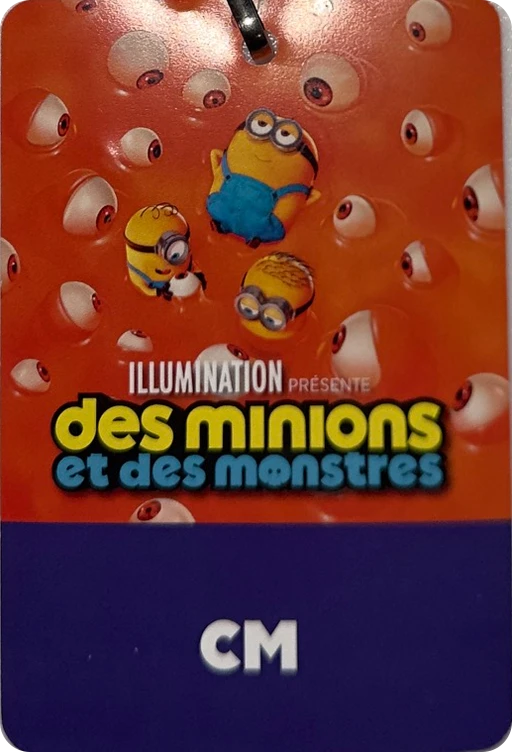 Badge CM original de l’événement Minions
