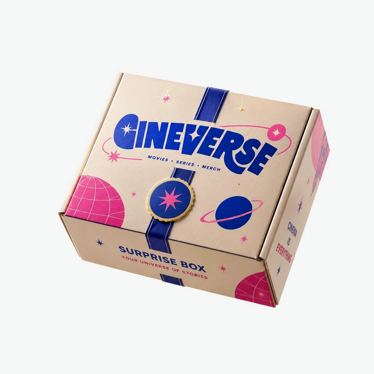 Design de la boîte snack CINEVERSE