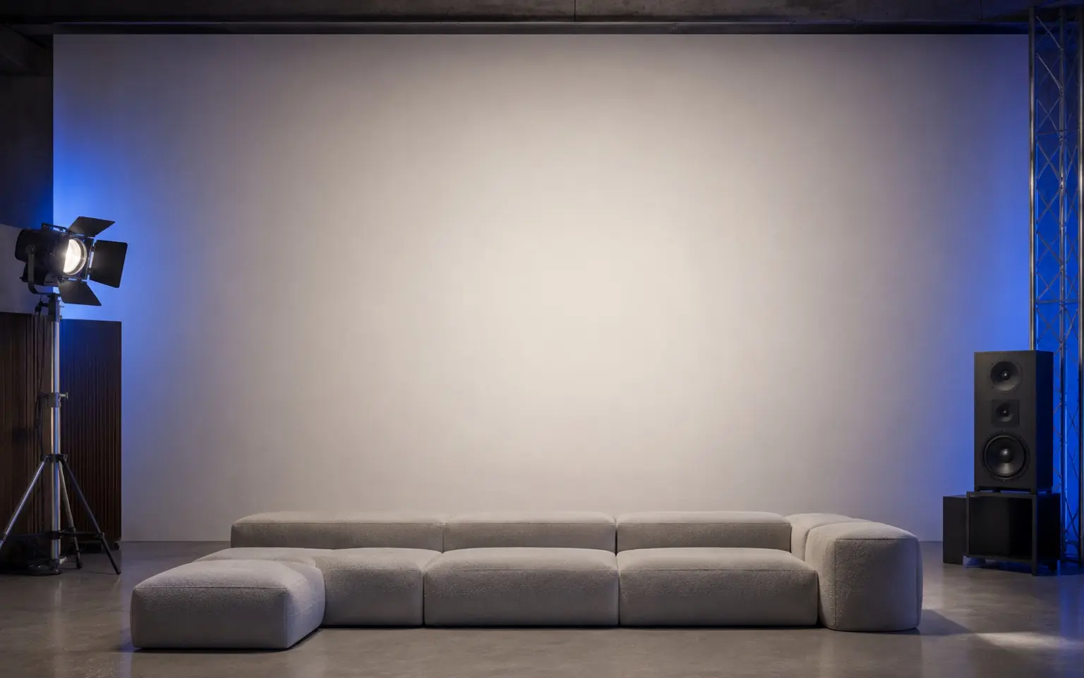 Intérieur studio du projet KURB